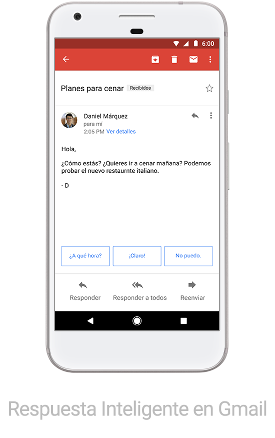 respuestas inteligentes Gmail