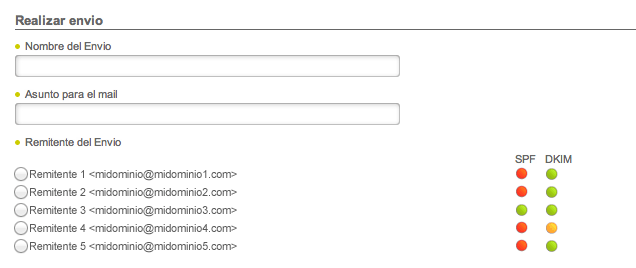 Detección de autentificación SPF - DKIM, para campañas de email marketing.