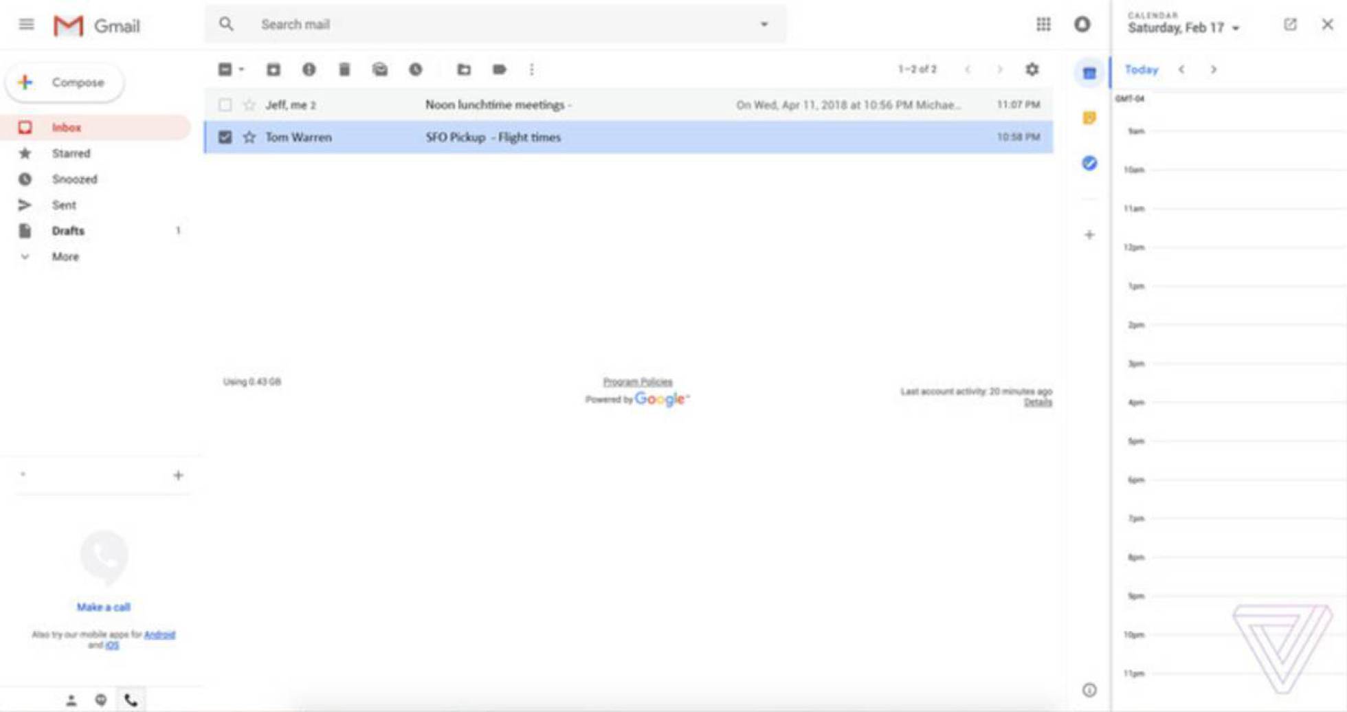 nuevo diseño Gmail