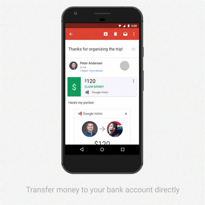 Enviar dinero con Gmail