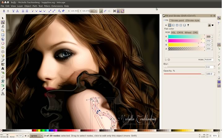 Cómo optimizar imágenes Inkscape