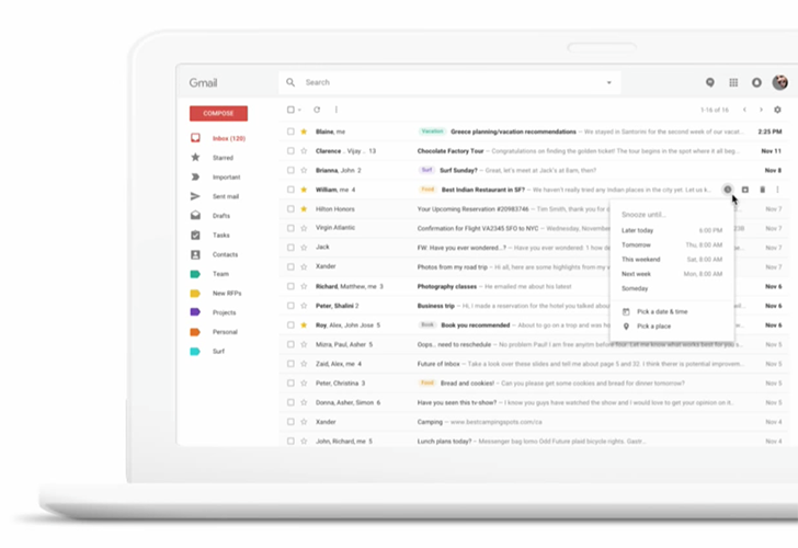 nuevo diseño Gmail
