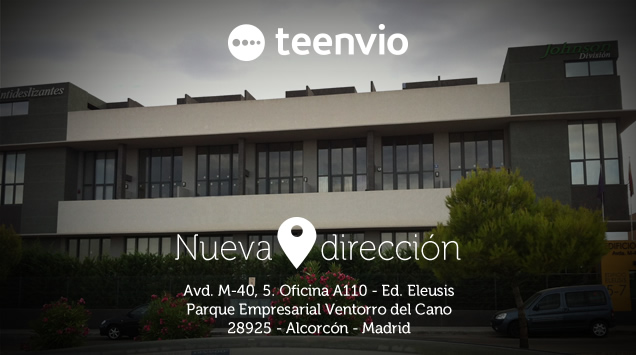 Nueva dirección en teenvio.com