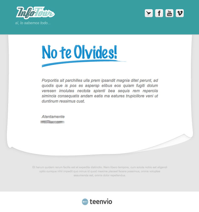 Plantilla Newsletter gratuita, Evento, para tus campañas de email marketing