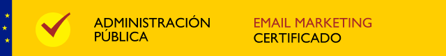 Email marketing certificado para administración pública